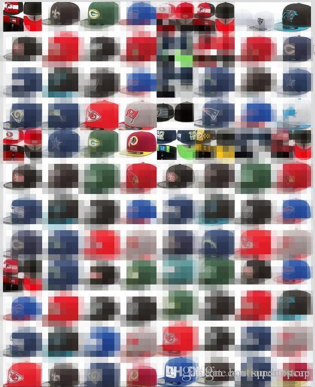 

2022 Men's Foot Ball Fitted Hats Fashion Hip Hop Sport On Field Football Full Closed Design Caps Cheap Men's Women's Cap Mix