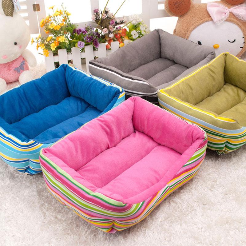 

Winter Plush Soft Dog Beds for Large Dogs Baby Scratcher Nest Cave Folding Bed Sofa Cushion Pillow Striped Pet Pink Sleeping Bed, Gray