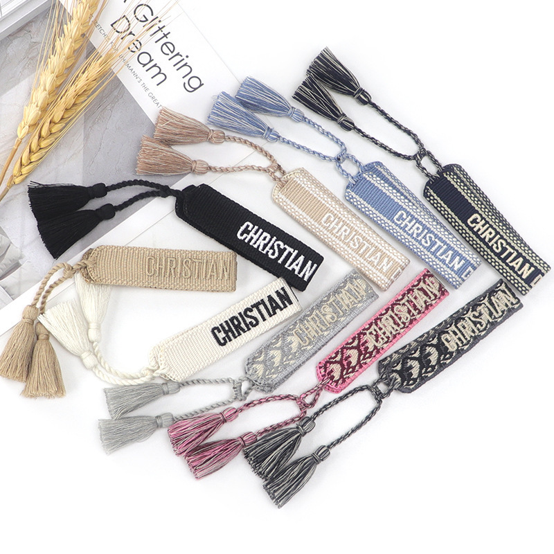 

Woven Friendship Bracelet for Women Men Vintage Embroidery s Leopard Print Wholesale Ctomize Jewelry