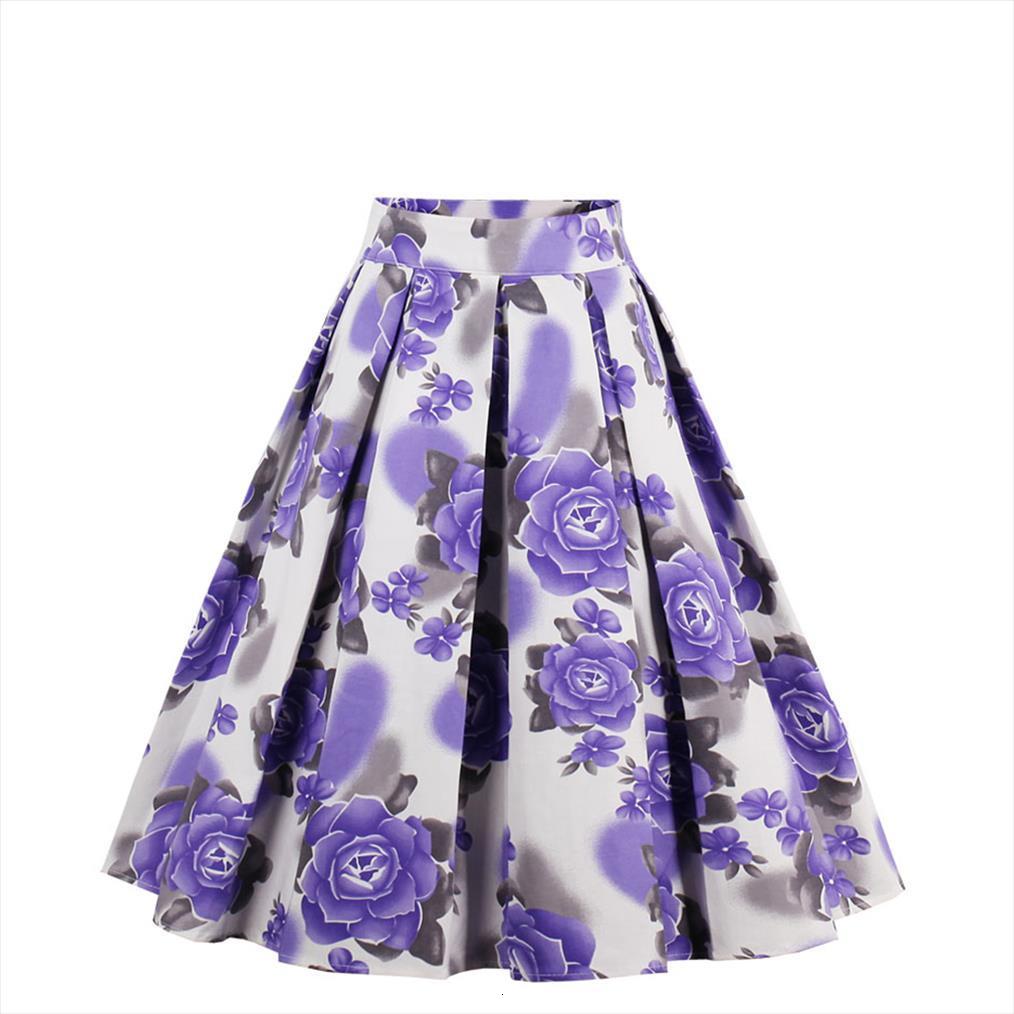 

4 color bohemian summer womens skirt vintage wop loose girls print retro ball gown femininos casual swing vestidos, Black