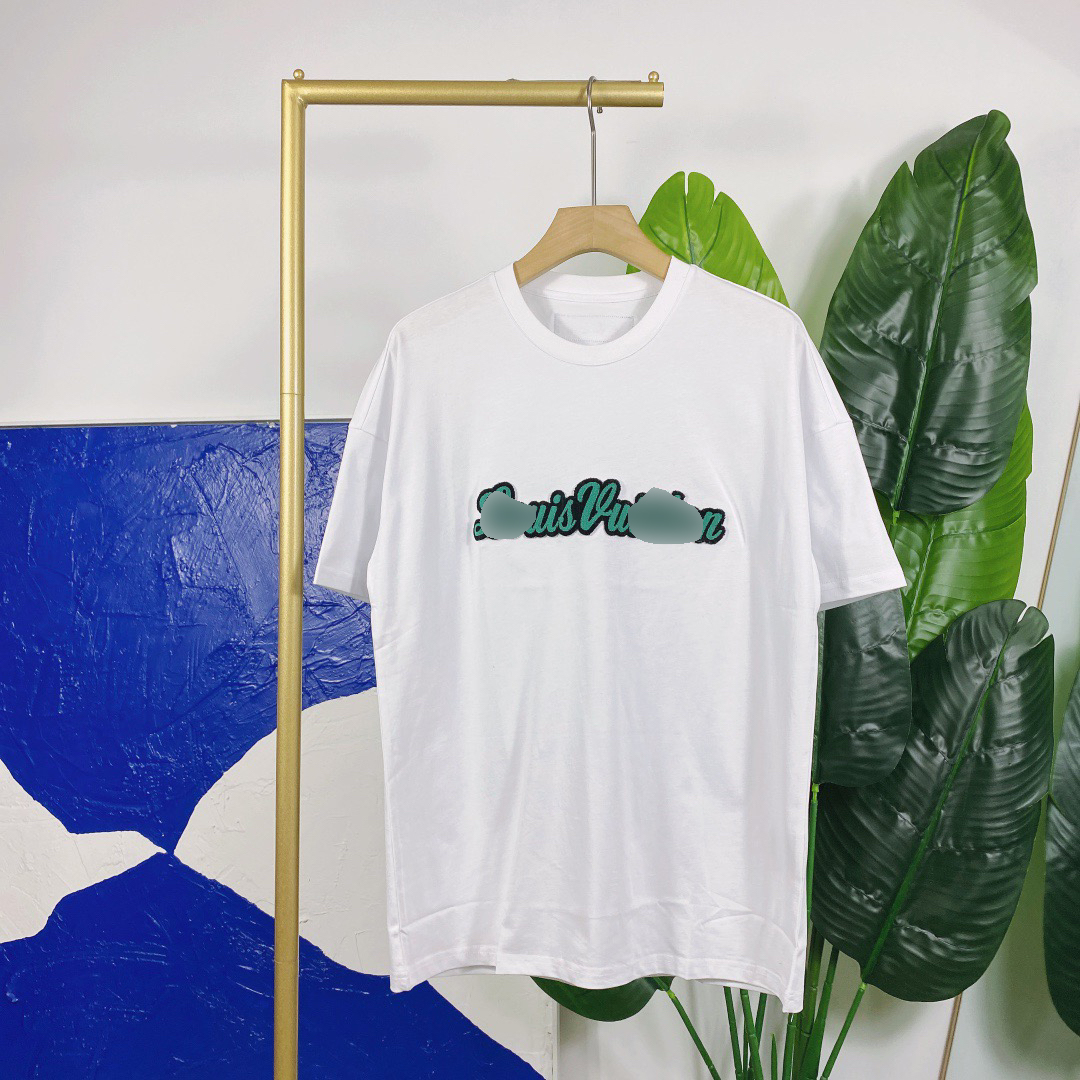 

2021 Men Casual T Shirt Size S-3XL Mans Designer T-shirts Luxury Man Tee Short Sleeve Mens Women T-Shirt With Letters Print Short-Sleeve1923, White;black