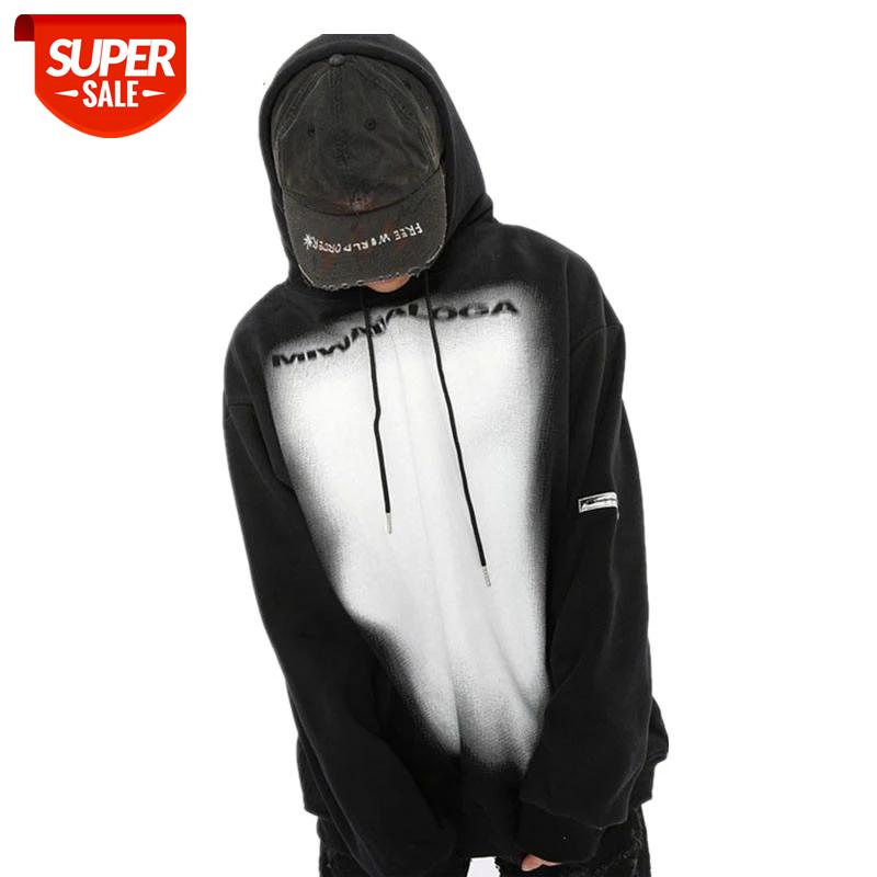 

SEVEYFAN 2021 Men's Hip Hop Sweatshirts Fashion Graffiti Hoodies Black Autumn Cotton Pullover for Male #iD5Y