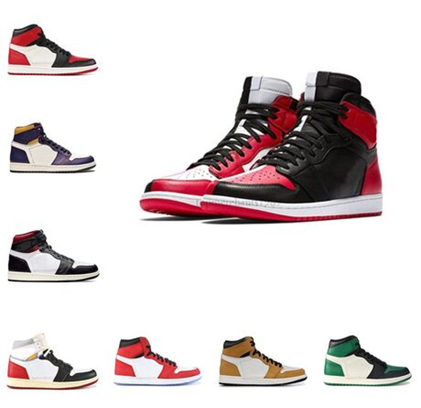 

Top 1s Mid OG 1 Mens Basketball Shoes Athletic Fitness Homage To Home Banned Bred Chicago Royal Blue Shattered Backboard Pass Torch Men Spor