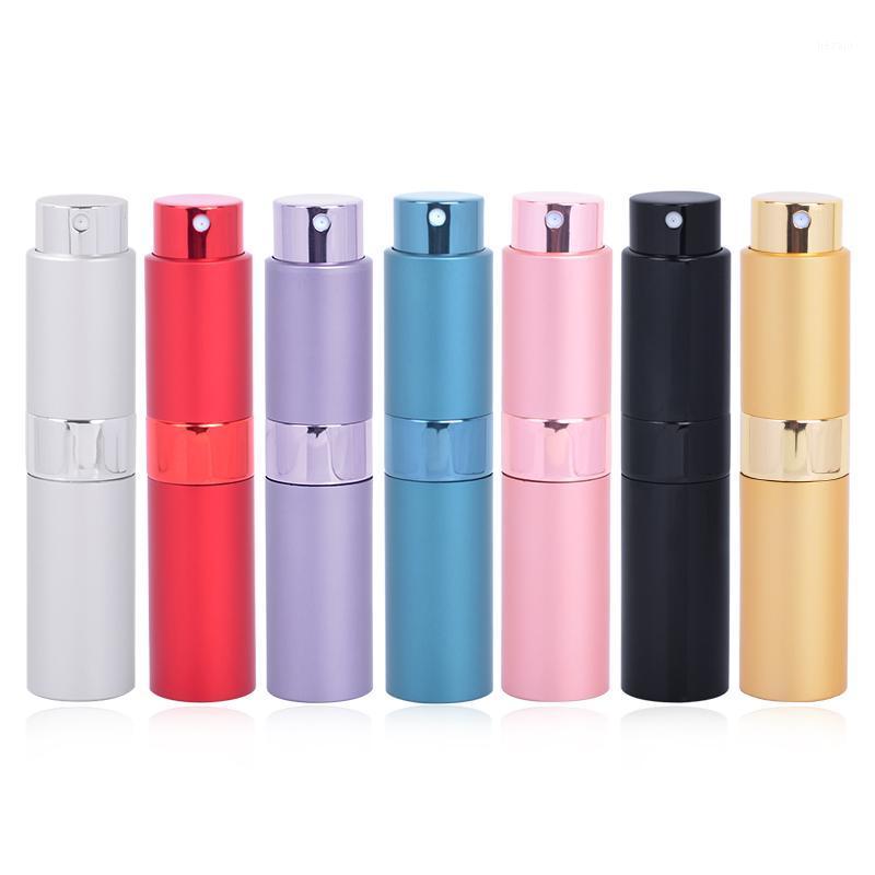 

Storage Bottles & Jars MUB 15 ML Portable Refillable Perfume Rotating Bottle Atomizer 7 Colors Spray Pump Travel Empty Container