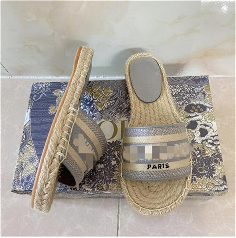 

summer platform casual Sandals fashion Alphabet fisherman shoes Leather woman shoe Hemp rope grass Lace up woven sandals Large size 35-40