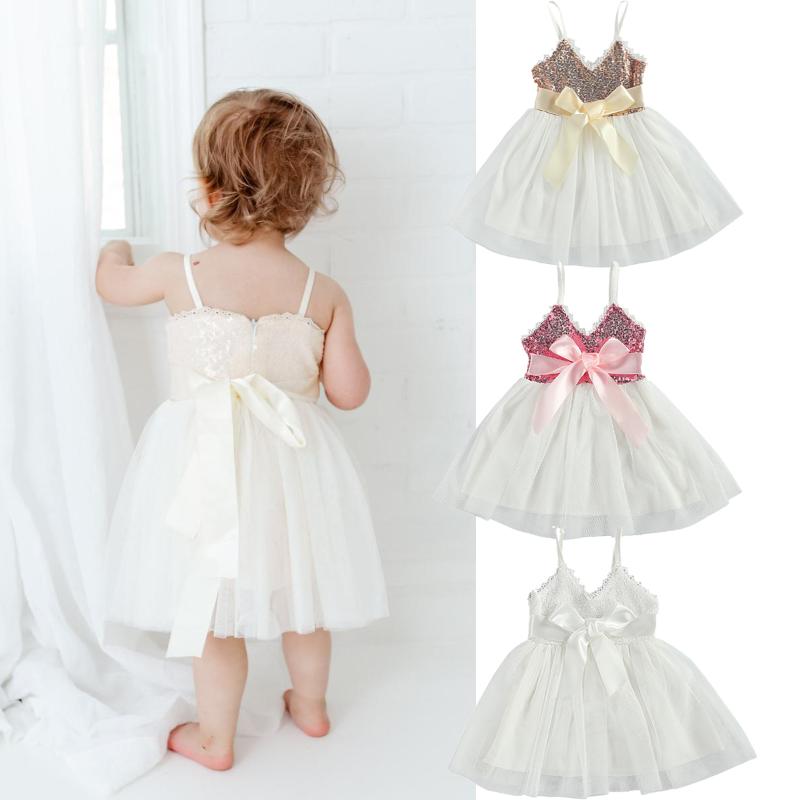 

Girl's Dresses Toddler Kids Baby Girls Princess Party Dress, Glitter Sequin Sleeveless Strap Formal Tutu Dress Bowknot 6M-6T, Red;yellow