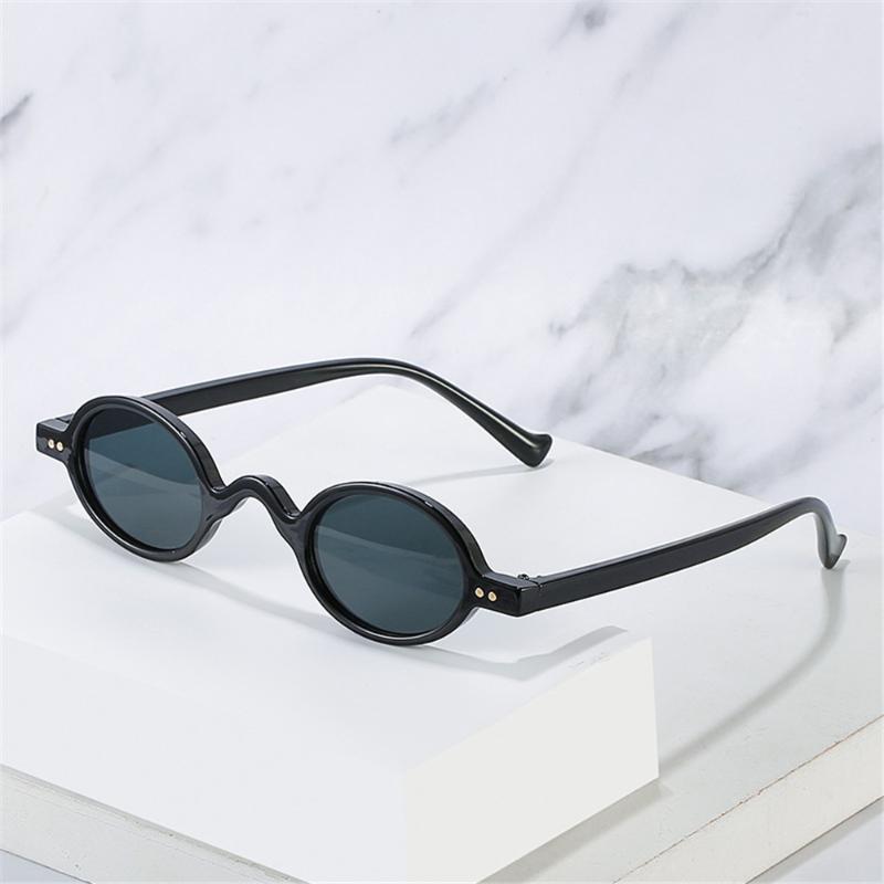 

Sunglasses Fashion Small Round Women Classic Vintage Steampunk Nail Men Sun Glasses Shades UV400 Oval Female Eye Frame