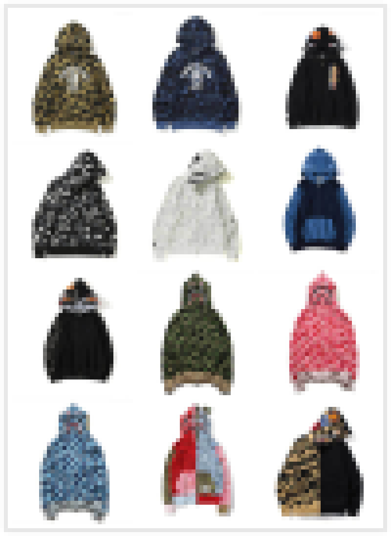 

a bathing a ape 21bape mens multi camo shark full zip hoodie blue japan new