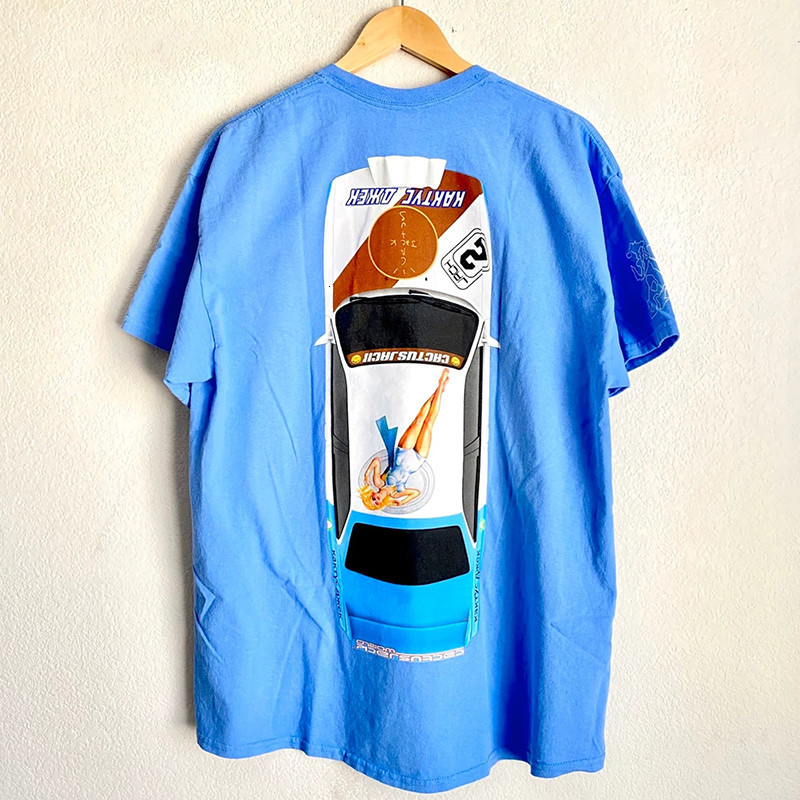 

2021 New Jackboys Cactus Jack Veculo t Camisa Masculina Mulher De Manga Curta Camiseta Astroworld Travis Scott Tshirt Zkzj