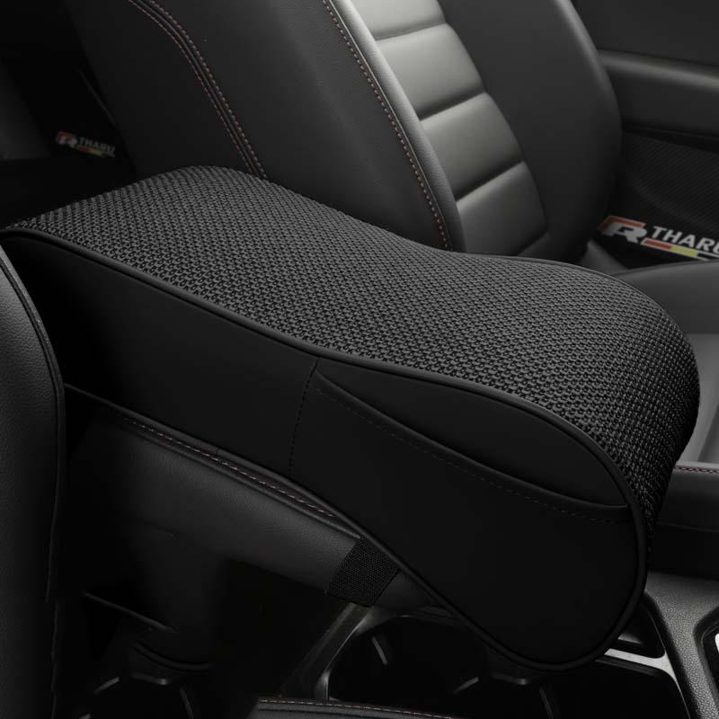 

Seat Cushions Leather Car Central Armrest Pad Center Console Styling Comfortable Arm Rest Protective Mat Cushion Pillow Cover