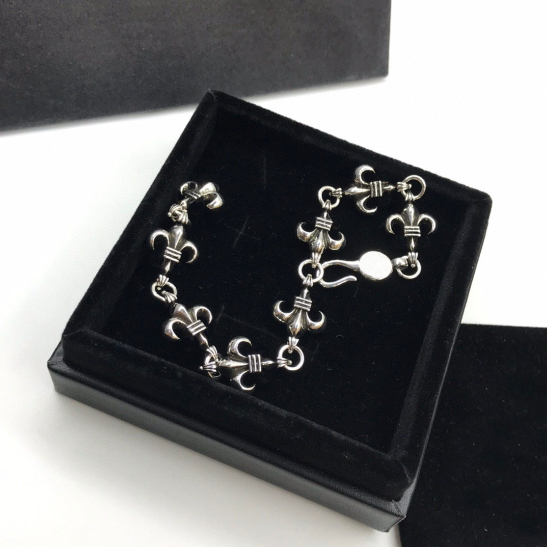 

Fashion Anchor cross bracelet for mens and women trend personality punk cross style Lovers gift hip hop jewelry with box NRJ