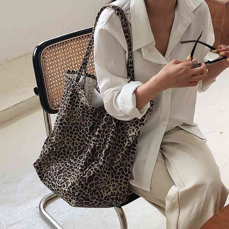 

Summer 2020 BAG canvas large capacity one shoulder women's bag, Sky blue