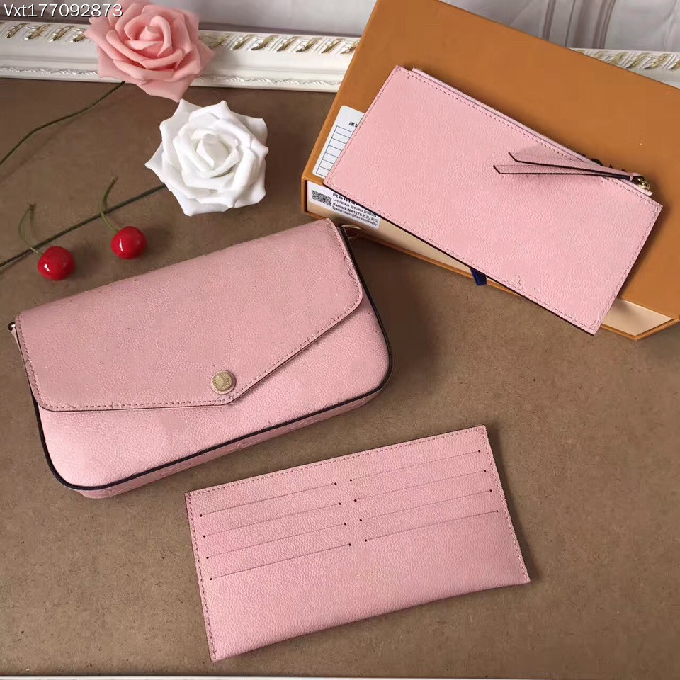 

2021 Top Quality Female 3 PCS set MULTI POCHETTE Bag Designer Handbags Women Chain Shoulder Bags Evening Messenger Handbag Purse Tote, High-quality