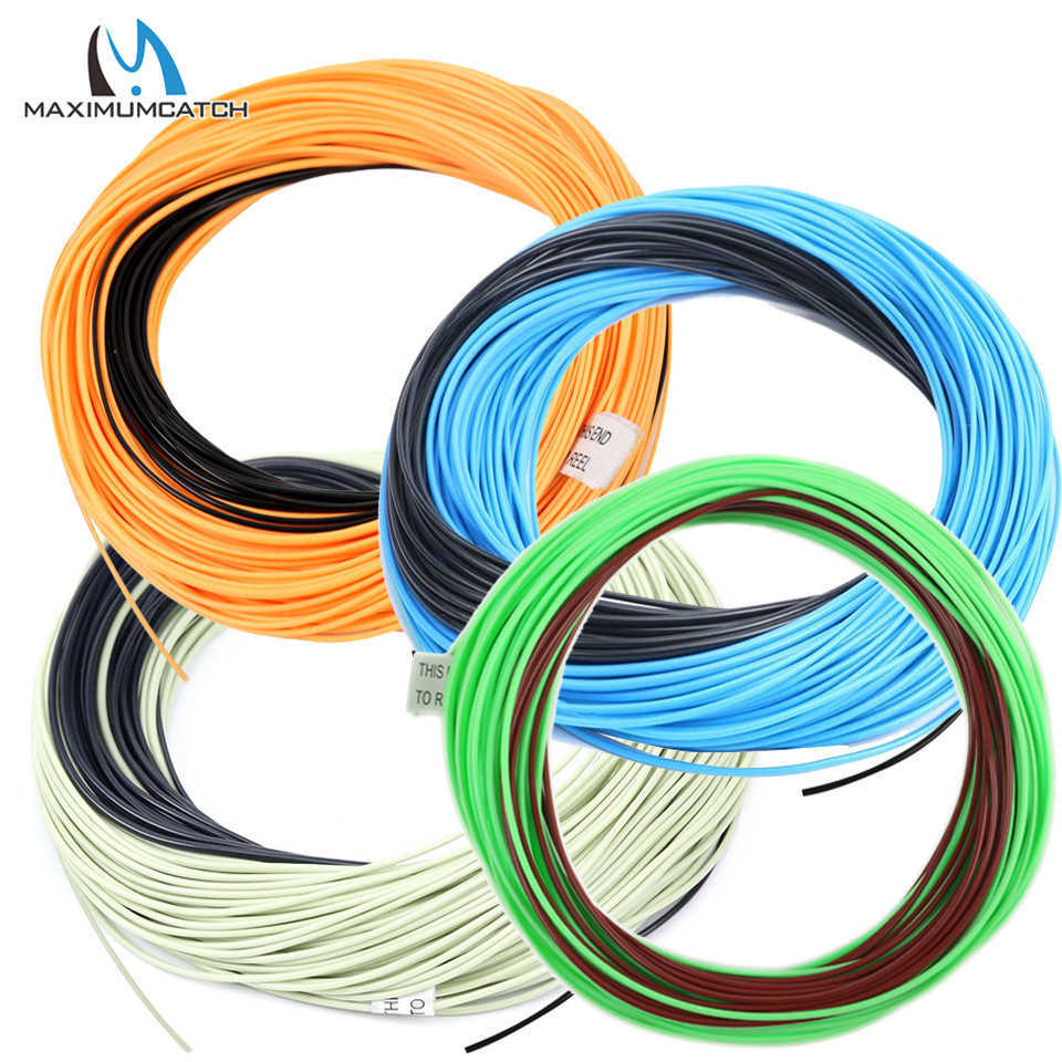 

Maximumcatch Fly Fishing Line Double Color Weight Forward Floating 100FT Fly Line With Sinking Tip Floating Fly Line T200824