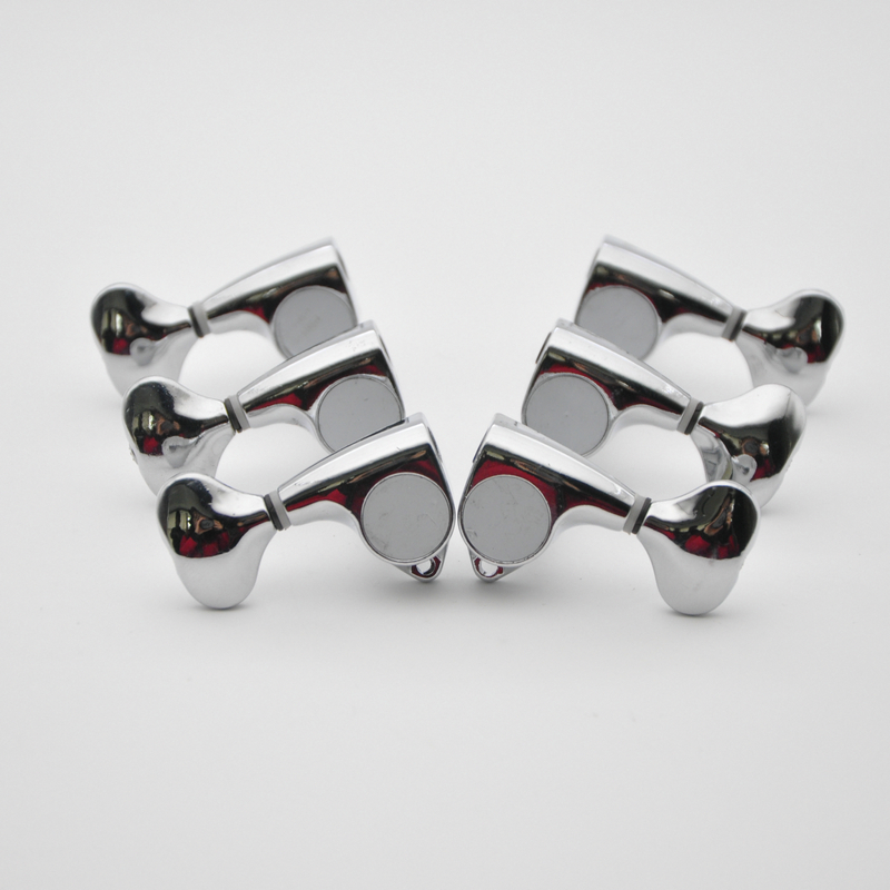 

One Set High Quality Folk/Electric Guitar Tuning Pegs Fishtail Handle Machine Heads Tuners Totally Closed