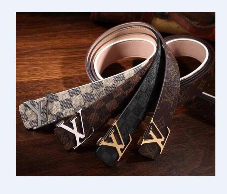 

G#H225 LOUIS VITTON LV Men's Tracksuits Mens Designer Belts Mens Belt Womens Belt Women Fashion Leather Luxury Belt, Gray