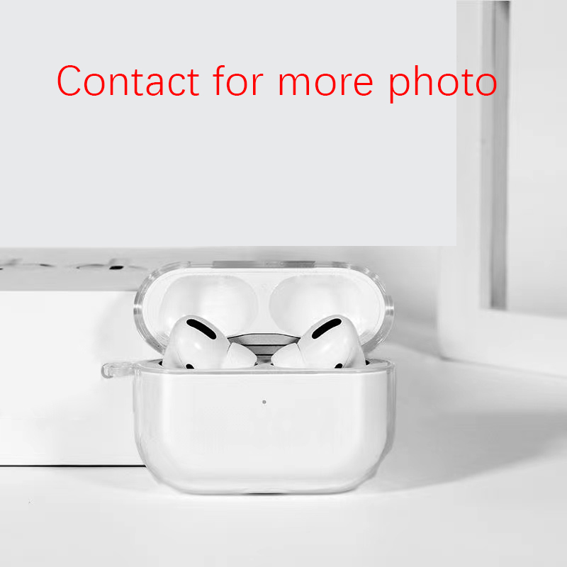

For Airpods Pro case Protective Cover Airpod 3 Bluetooth Headset Set Transparent PC Hard Shell Clear Protecter top quality