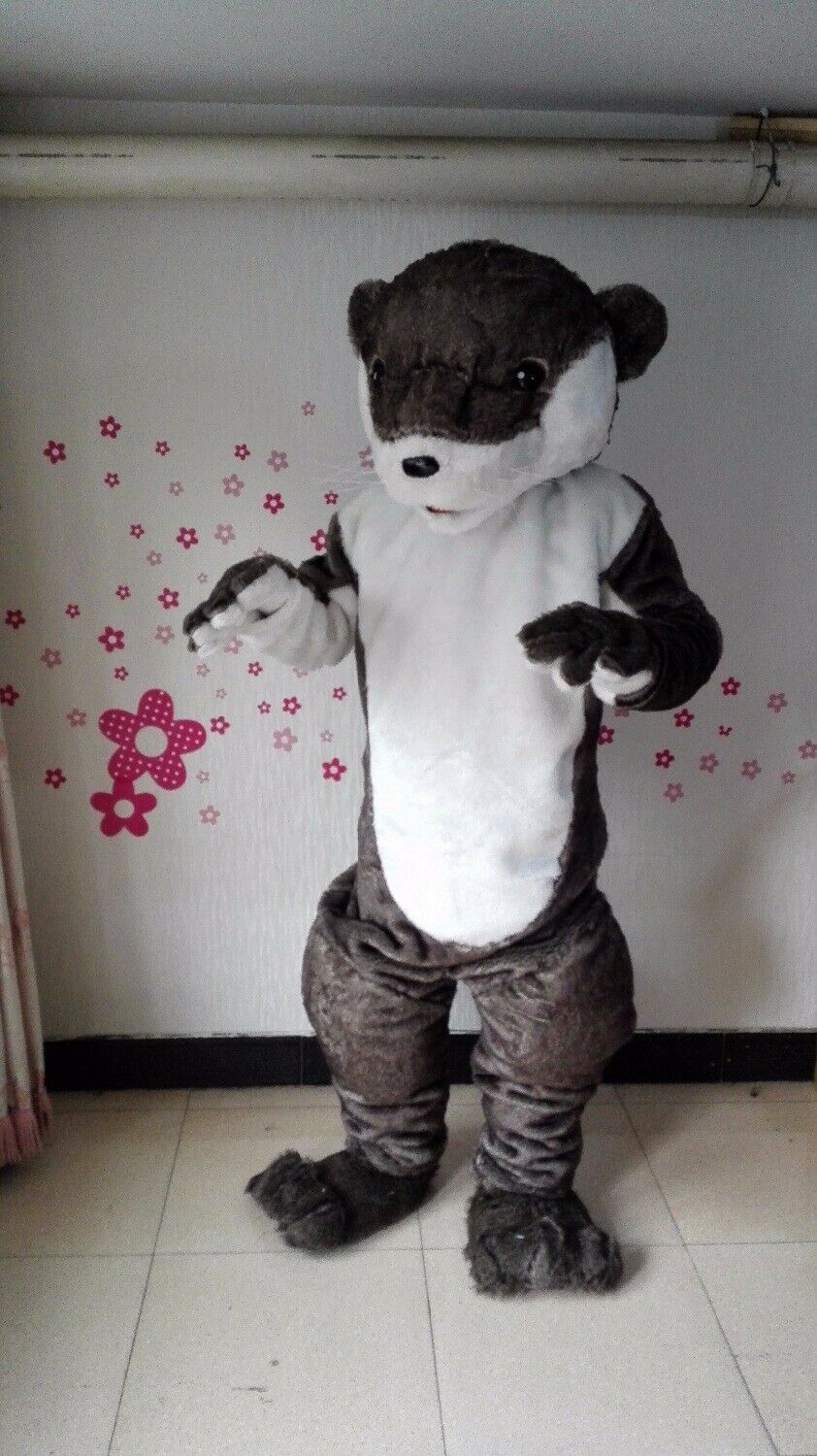 Mascot Costumes Otter Mascot Costume Suits Halloween Party Game Dress Outfits Clothing Advertising Carnival Xmas Easter Festival Adults-image-748720868