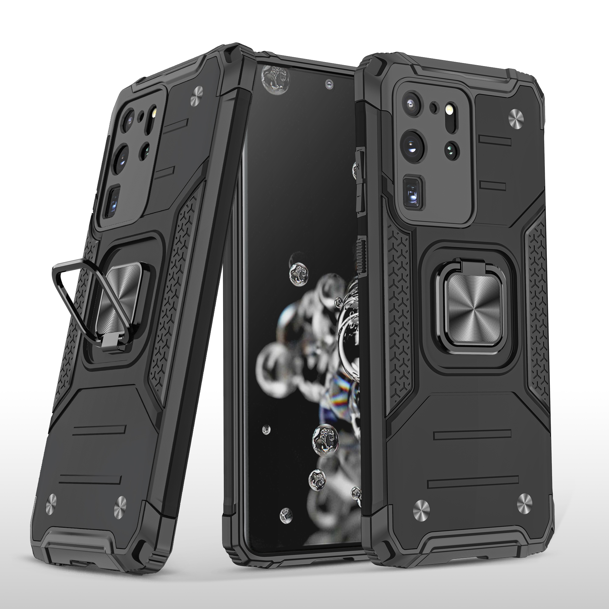 

Anti-Shock Hybrid Magnetic Rotating Kickstand Armor Case For Samsung Galaxy S20 Ultra S21 Ultra Note 20 Note 10 S10 Plus A71 A51 5G
