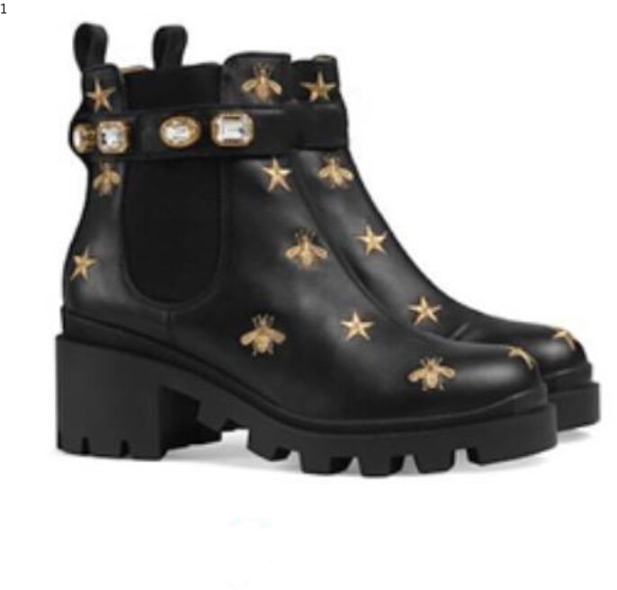 

Martin Desert Boot australia motocycle booties Fahsion Platform womens winter boots Love arrow 100% real leather flamingos Chunky heel