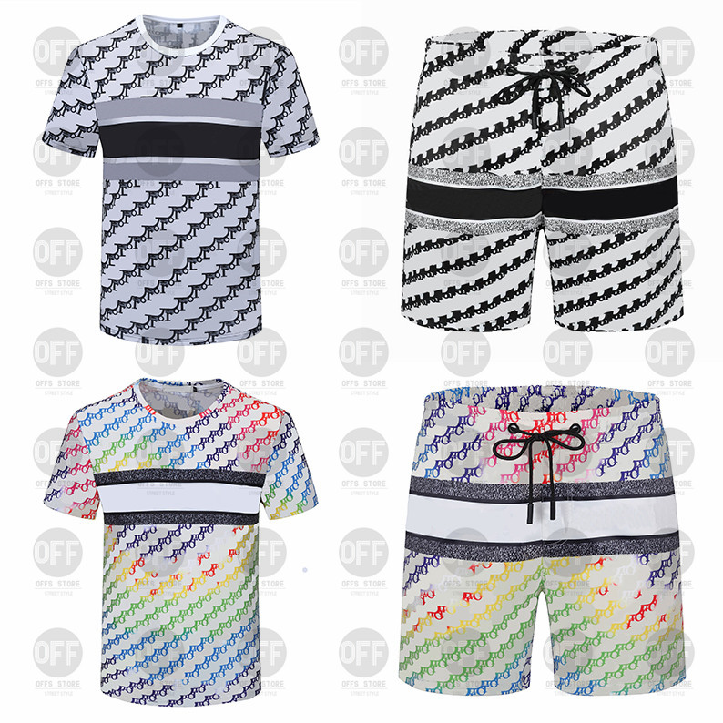 

2021 Mens Beach Designers Tracksuits Summer Suits Fashion T Shirt Seaside Holiday Shirts Shorts Sets Man S Luxury Set Outfits Sportswears, 21