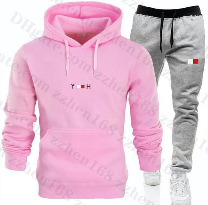 

Brand Womens Sweat Suit Casual Fashion spring Autumn Long Sleeved Two-piece Jogger Set Ladies Fall Tracksuit sport Jogging Hoodies + pants, Color 10