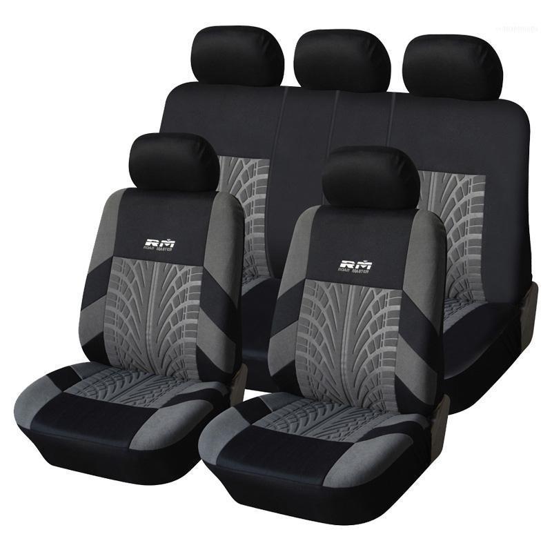 

Seat Cushions Car Protector Embroidery Covers Set Universal Fit Most Cars With Tire Track Detail Styling1