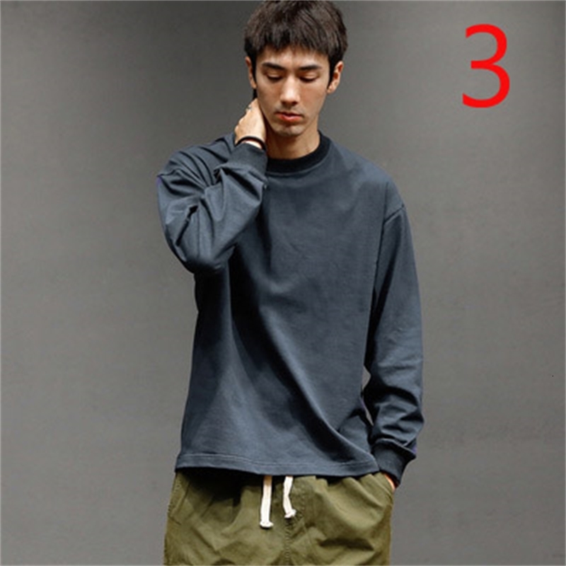 

2021 New Men's Lapel Long-sleeved T-shirt Cotton Bottoming Shirt Business Casual Autumn Jacket 6iza