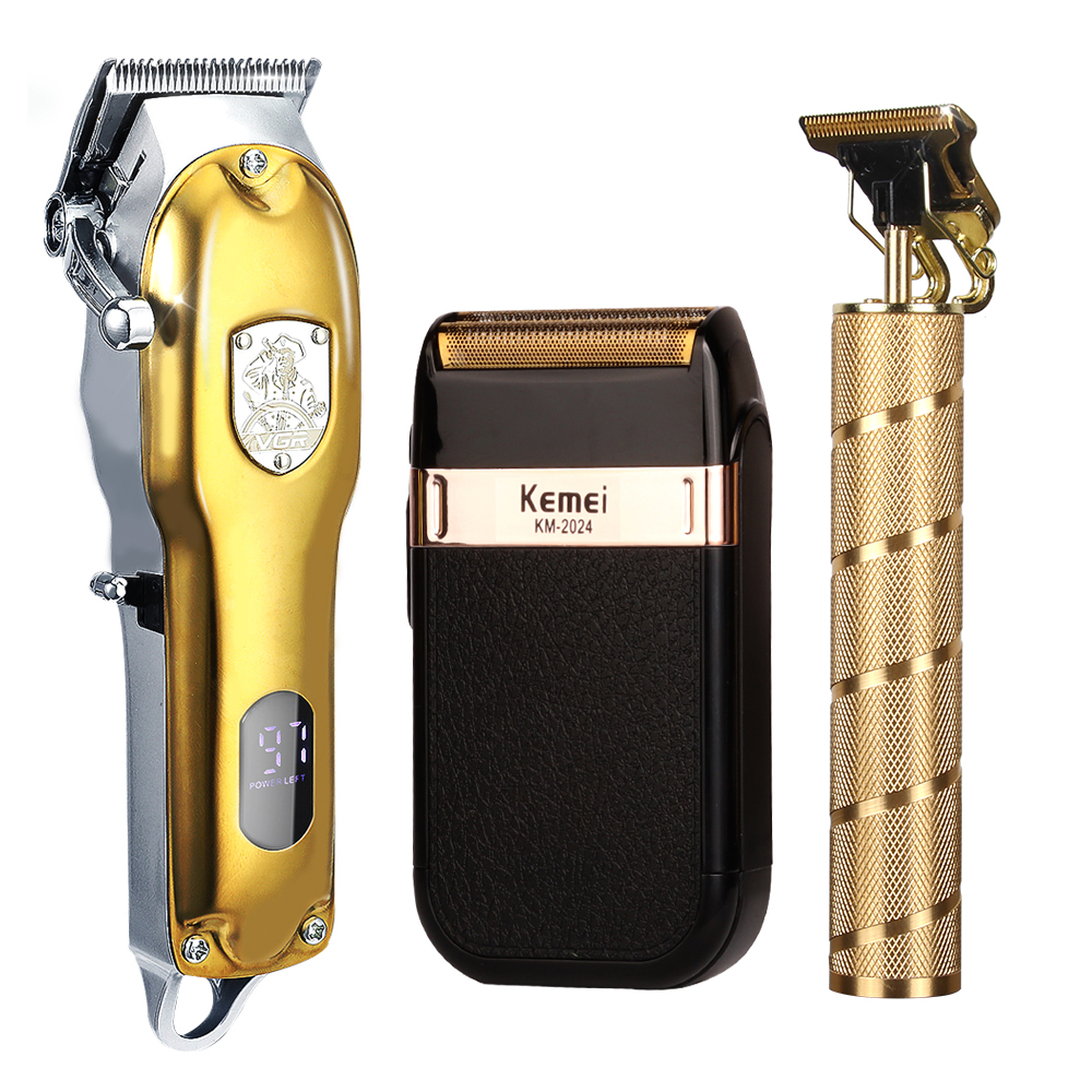 

2021 Hair Clipper Electric Hair Trimmer Cordless Shaver Trimmer 0mm Men Barber Hair Cutting Machine for Men Rechargeable USB