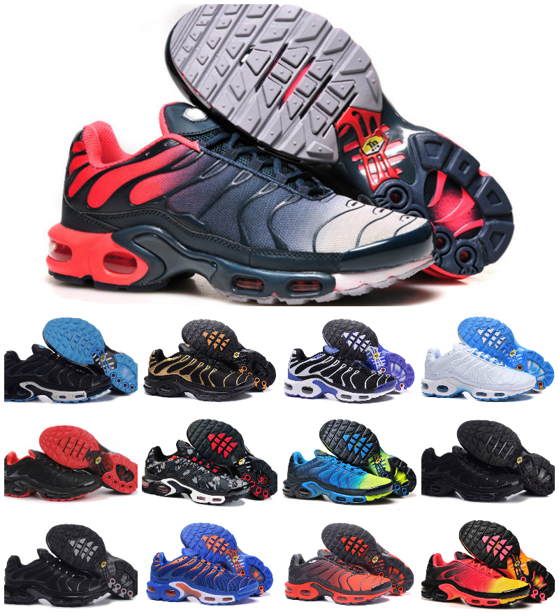 

High Quality 2021 Original Tn Mens Running Shoes Air Plus Ultra Chaussures Requin Tns Trainer triple Black White Sports Designer sneakers runner B556, A-c001