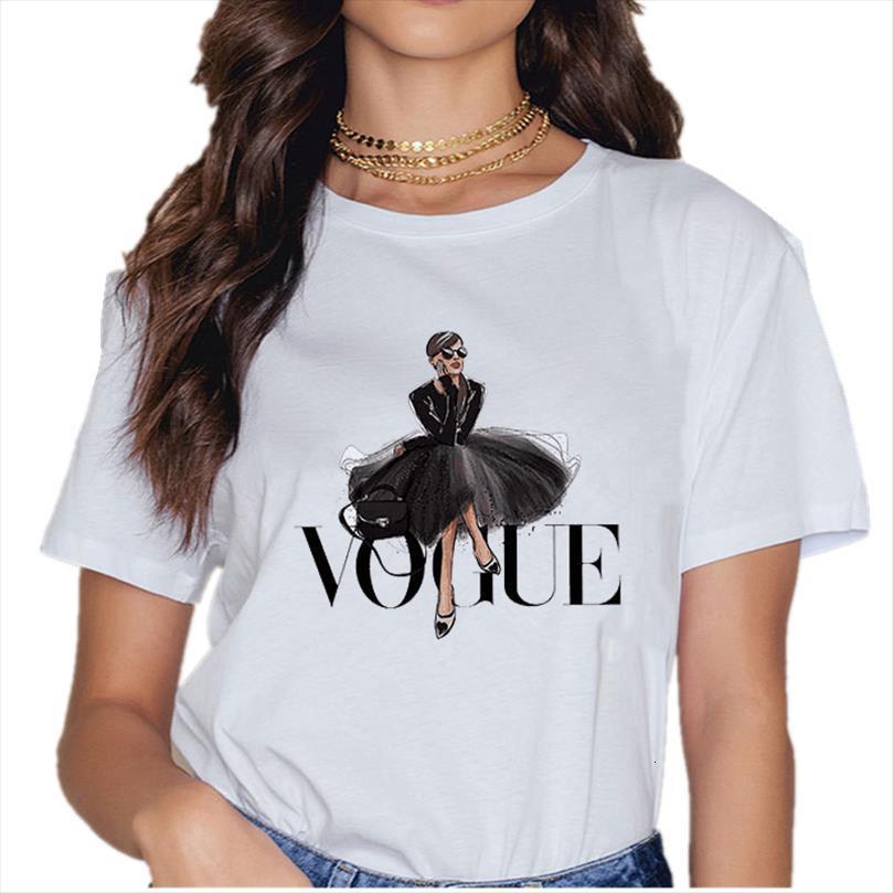 Summer And Women Vogue Men T Shirts Print Harajuku Plus Size Punk Casual Clothing Tee Tops Female Camiseta Mujer-image-711985127