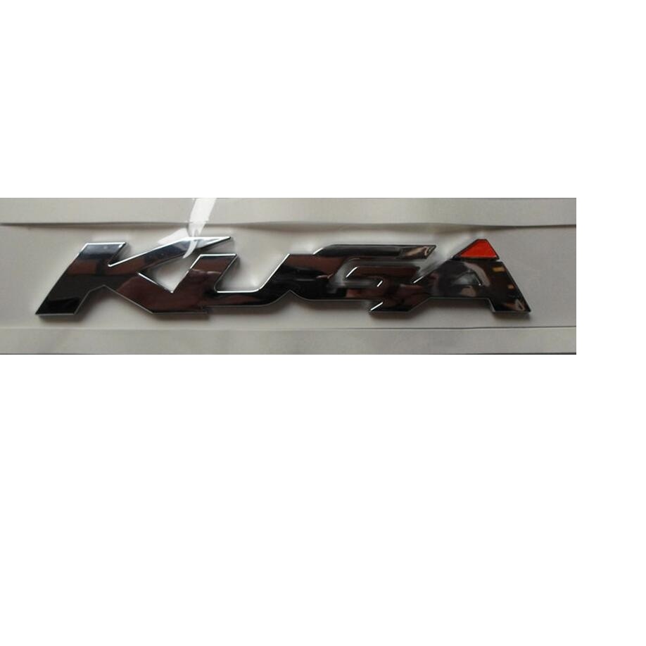 

" KUGA " Chrome ABS Car Trunk Rear Number Letters Badge Emblem Decal Sticker for Ford Kuga