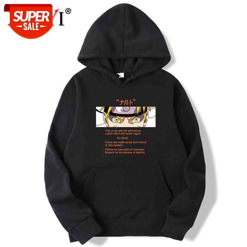 

XIN YI Hoodie For Men naruto Hoodies Streetwear Harajuku Fleece Spring and Autumn Anime Male Hoodies Sweatshirts Tops Hoodie #GT07, Black
