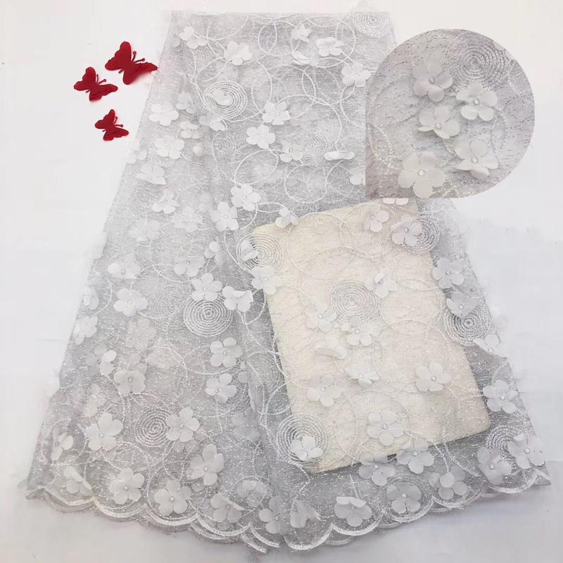 

Best Quality African Lace Fabric Swiss Voile Lace High Quality Embroidery French Mesh 2021 Nigeria Fabric Materials
