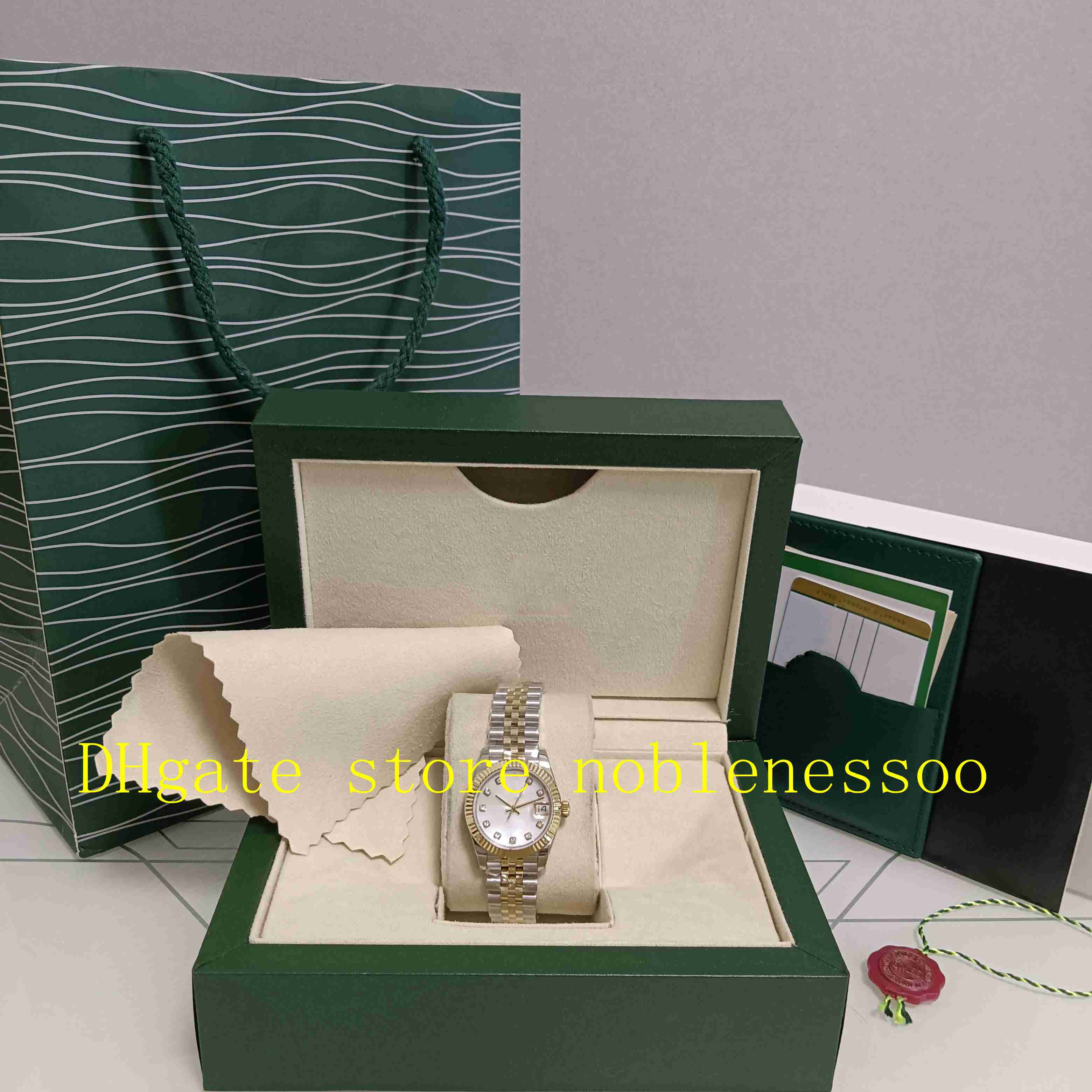 

Top Women Watch BP Factory Ladies 31mm Yellow Gold 278273 Diamond Dial Fluted Bezel Sapphire Glass Jubilee Bracelet ETA 2813 Movement Automatic Women's Watches, 01