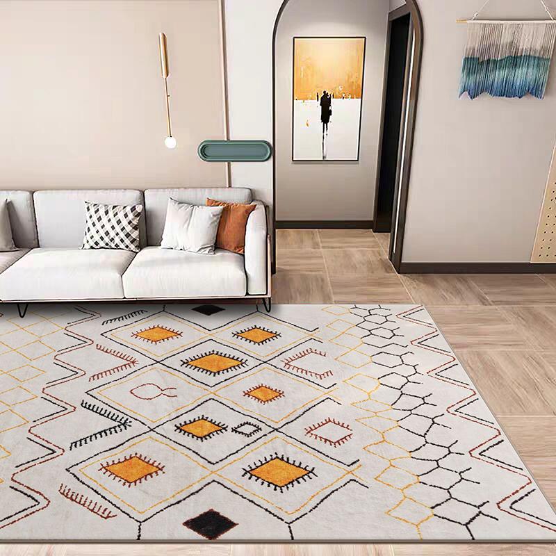 

Light Luxury Living Room Carpet Moroccan Rugs For Bedroom Sofa Coffee Table Floor Rug Modern Study Area Tatami Carpet