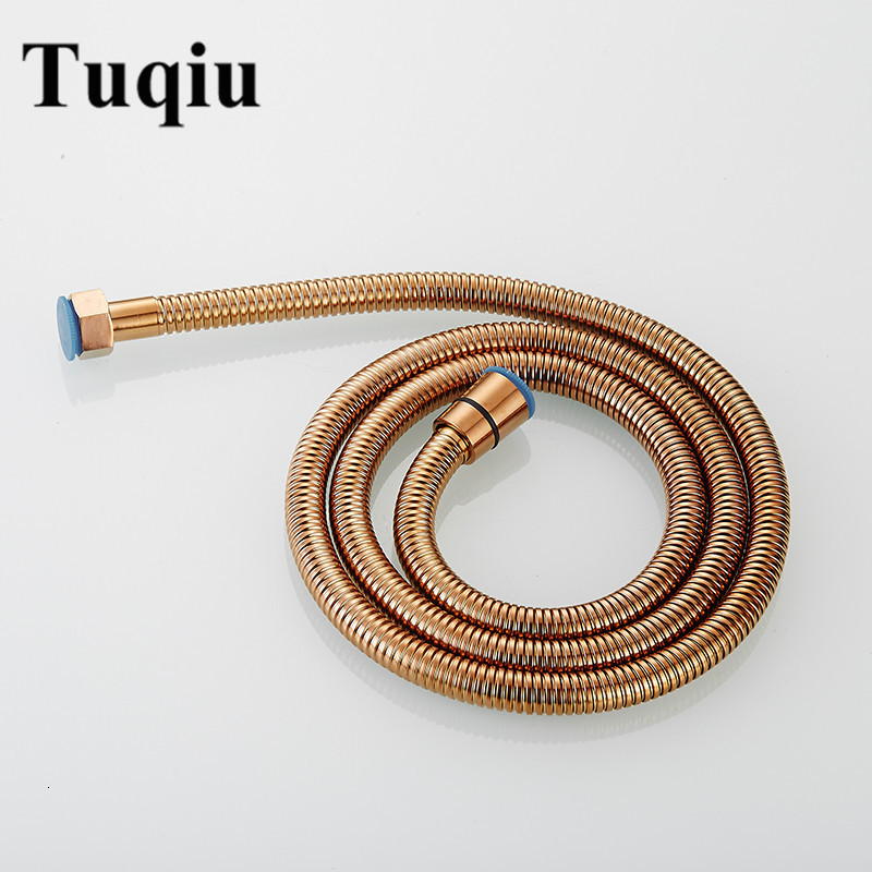 

2021 New G1/2 Inch Flexible Hose 1.5m Plumbing Hoses Stainless Steel Chrome Bathroom Water Shower Head Pipe 4 Colors Choice 6d9m