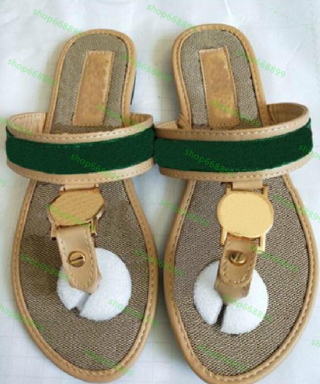 

new Women Slippers Embroidery Sandal Floral Brocade fashion Flip Flops Striped Beach Genuine Leather Dazzle Flowers Slipper 35 color, 26