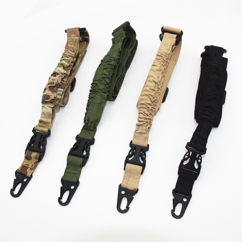 

Tactical One 1 Point Rifle Sling Airsoft Accessories M4 AR 15 AK47 M4 M16 Shotgun Gun Bungee Shoulder Strap Hunting