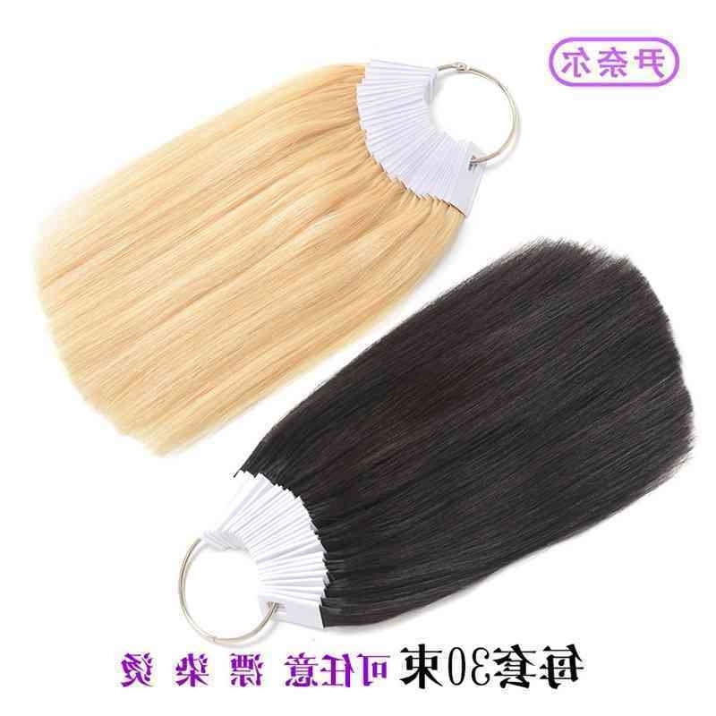 

color Real hair board, card, hairdressing, curling, bleaching, dyeing and waxing, Ombre color