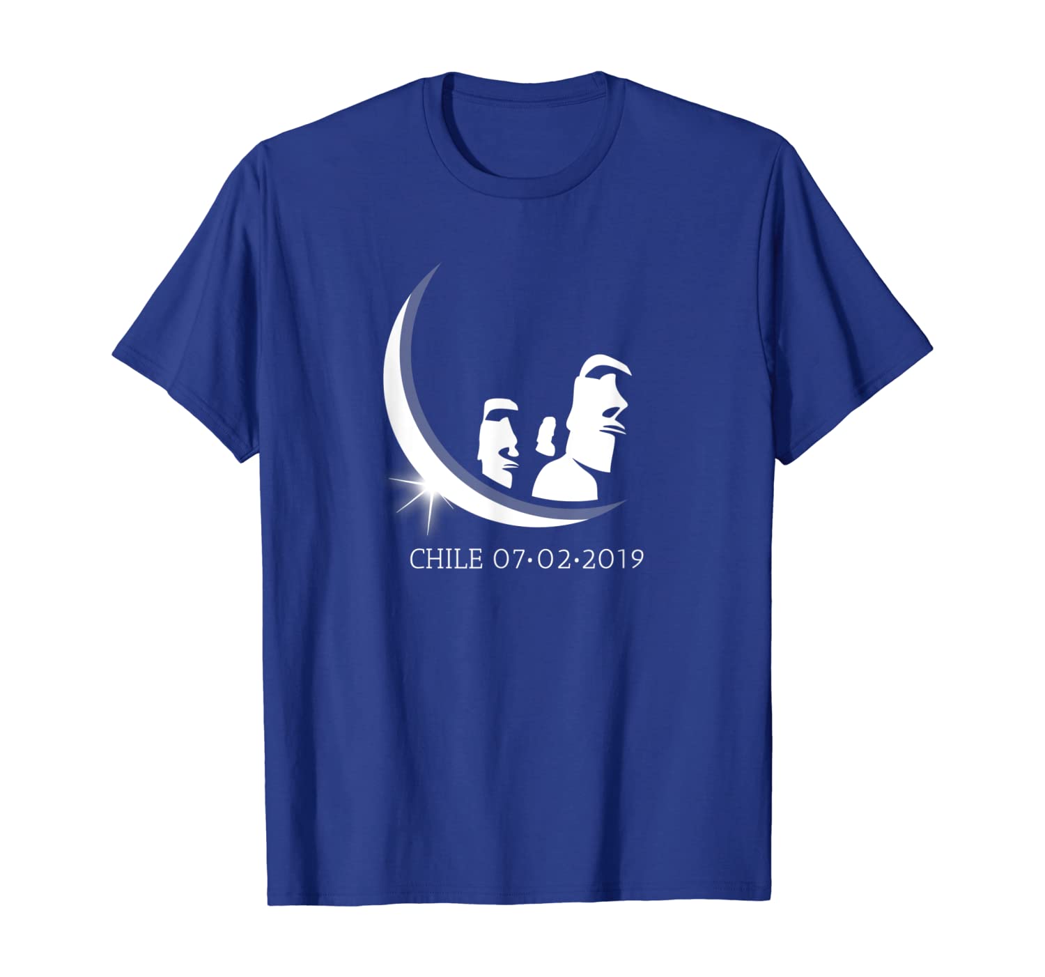 

Chile Total Solar Eclipse Summer July 2 2019 Astrology Shirt, White;black