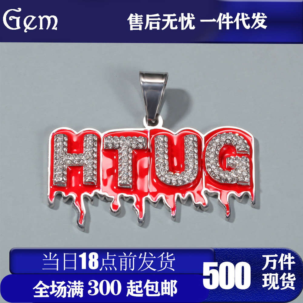 

Simple stainless steel Street hip hop jumping punk accessories necklace