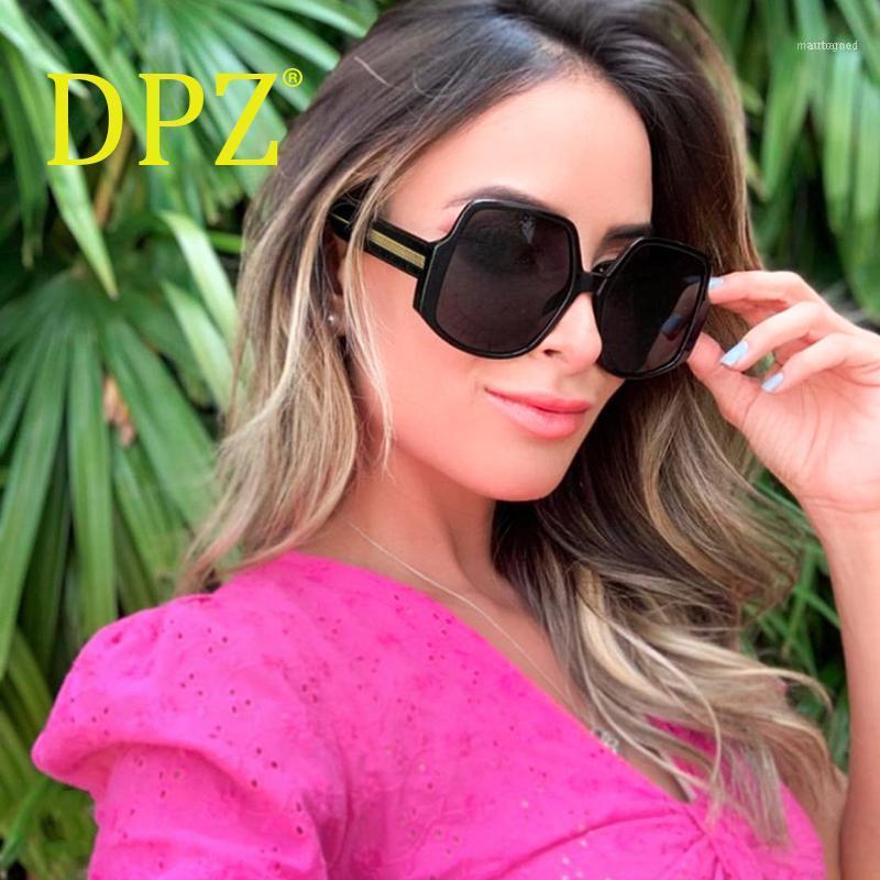 

Sunglasses 2021 DPZ Trendy Woman Fashion Square High Quality Outdoor Travel UV4001