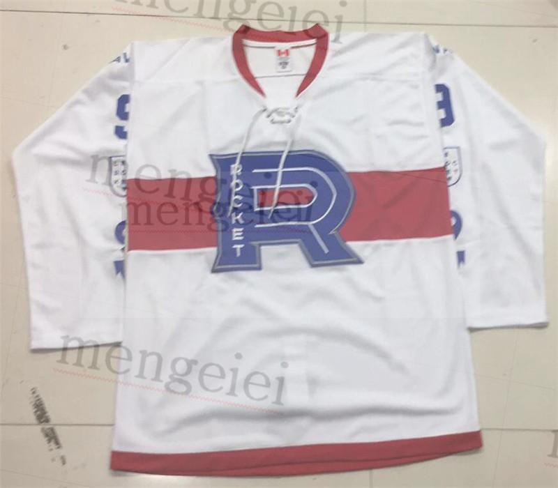

2020 Custom MEN 9 Laval Rocket Hockey Jersey Hockey Jersey Embroidery Stitched Customize any number and name Jerseys Hockey Jersey, 1 red