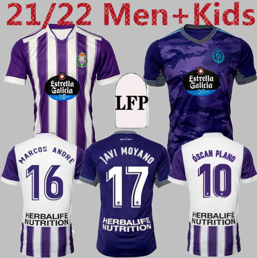 

Real Valladolid WEISSMAN soccer jerseys 2021 22 SERGI GUARDIOLA CAMISETA MARCOS ANDRÉ ÓSCAR PLANO men kids Football R.ALCARAZ TONI VILLA L.OLAZA FEDE S. maillots de foot, Black