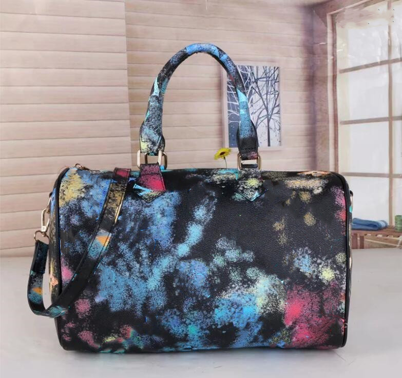 

2021 Wholesale designer styles Boston pillow bag Fashion Ladies handbags women tote backpack Single shoulder 33cm, Blue