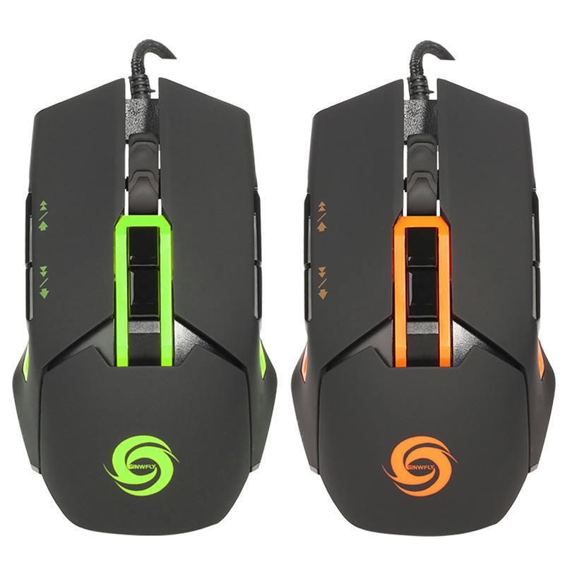 

Centechia Optical Wired Mouse 3500 DPI 9 Key multi-function button design Human Engineering Mice suitable for Left and right LJ201006