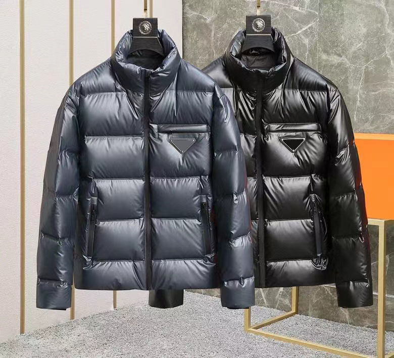 

Winter men's down jacket outdoor warm casual wear fluffy white goose down