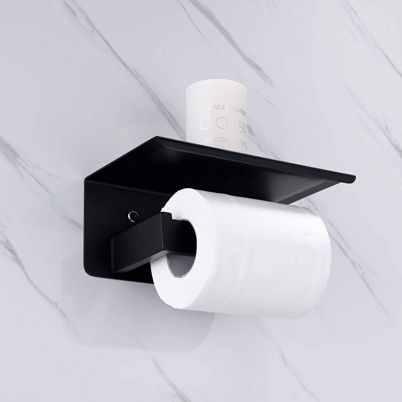 

2021 New Toilet Sanitary Roll Paper Towel Sus 304 Mobile Phone Holder Bathroom Multi-function Shees N30a