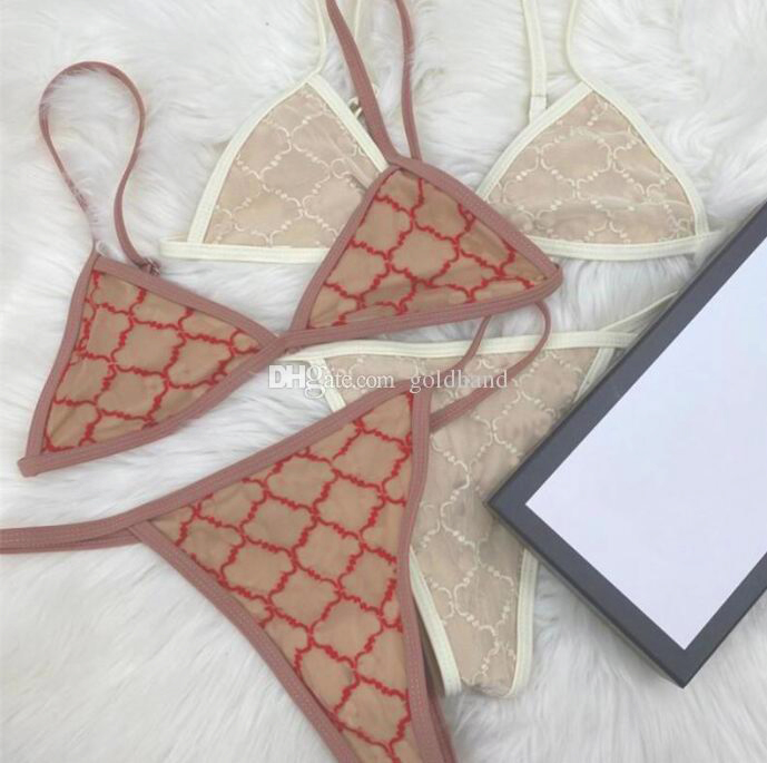 

Sexy Ladies Swimming Suit Letters Embroidery Swimsuit Summer Women Designer Beachwear High Quality Swimwear For Sea Beach, 1#
